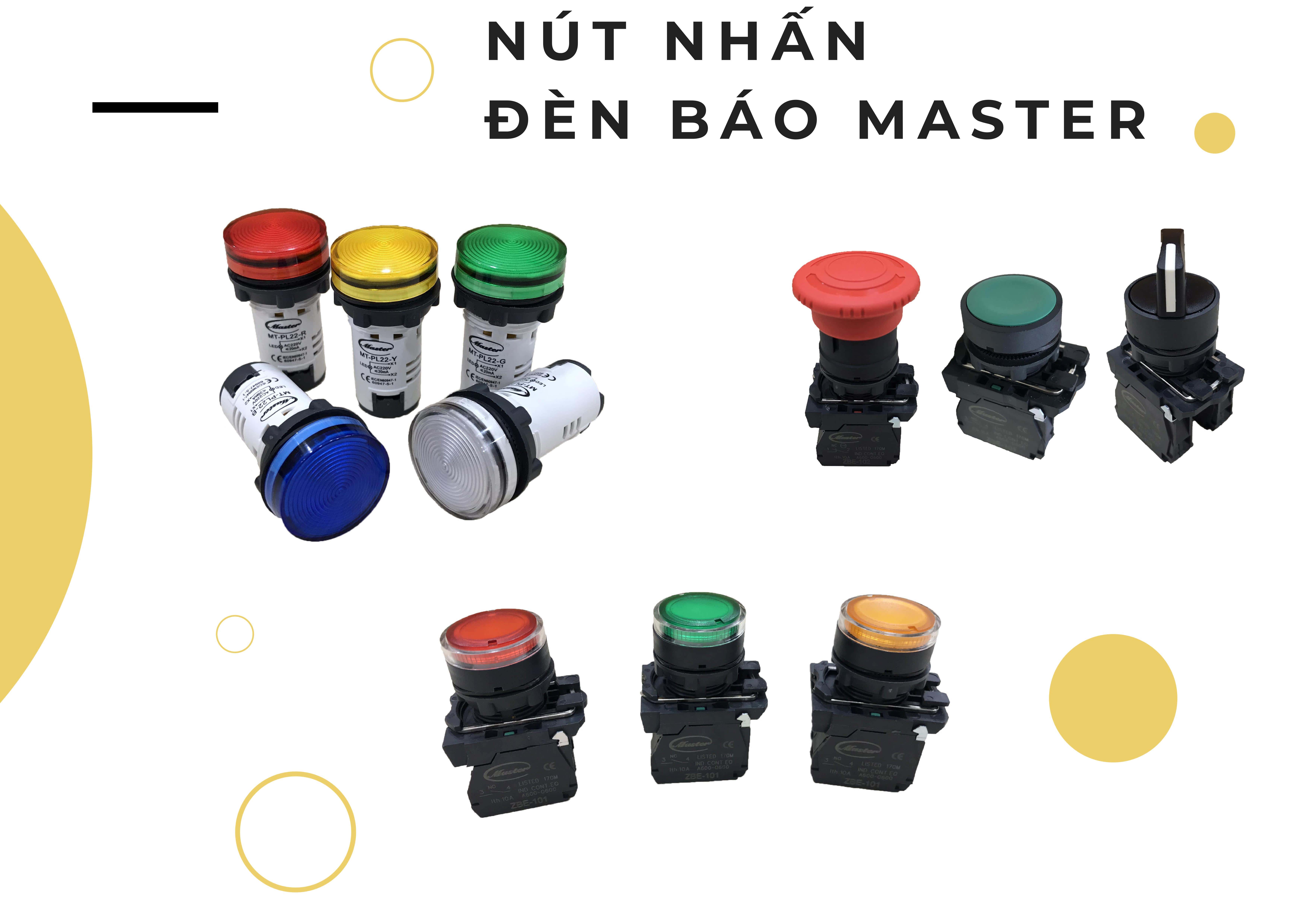 Đèn báo led Master